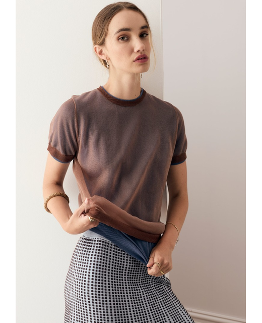 Pol Kaspar Layered Tee