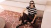 Pol Darcey Stripe Knit Tee 
