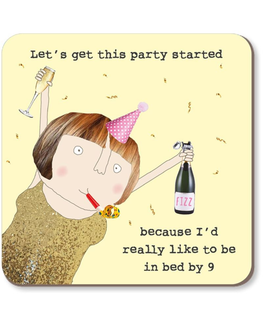 Rosie Made A Thing - Party Started Coaster 