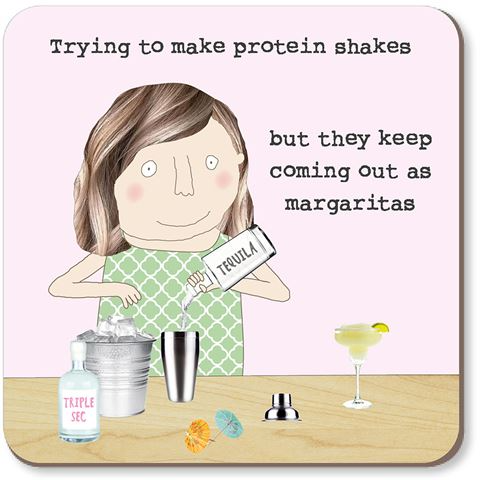 Rosie Made A Thing - Protein Shakes Coaster