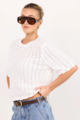 F&F Ivy + Jack Dainty Lace Knit Tee