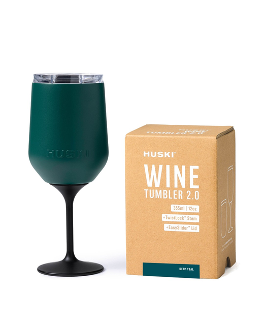 Huski Wine Tumbler Deep Teal