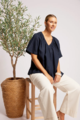 Eb & Ive Cove Relaxed Top