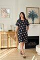 Preen Back Pleat Dress