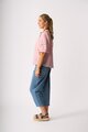 OH3 Check & Lace Blouse
