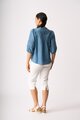 OH3 Check & Lace Blouse