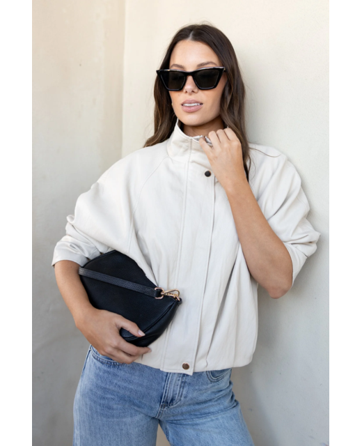 Stories Be Told Ensemble Faux Leather Jacket