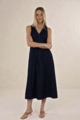 Humidity Ivy Denim Midi Dress