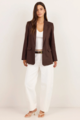 F&F Re:Union Pillar Linen Blazer