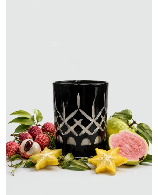 Black Crystal Series Candle 150g - Starfruit Lychee & Guava