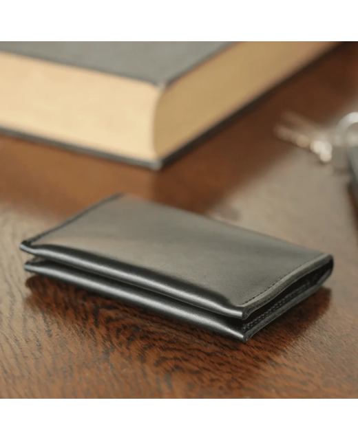 Parisian Leather Folded Card Wallet