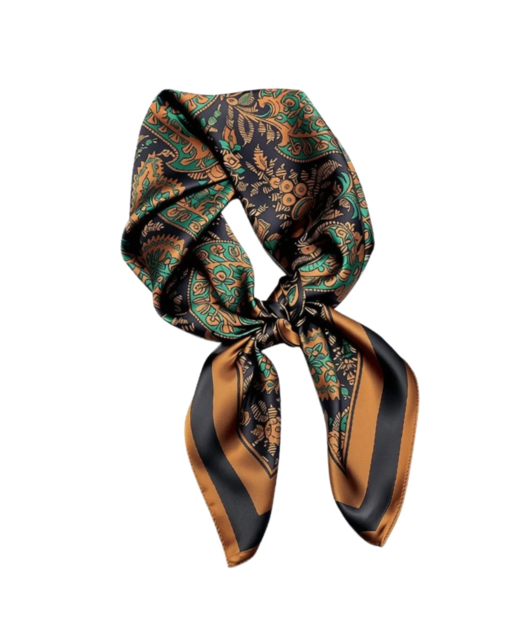 Carter Earthy Paisley Scarf