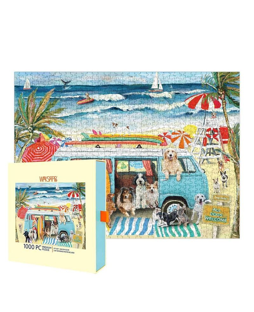 Live Wires Doggie Surf School 1000 Pce - Puzzle