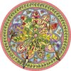 Live Wires  Floral Compass - 500 Pce Circular