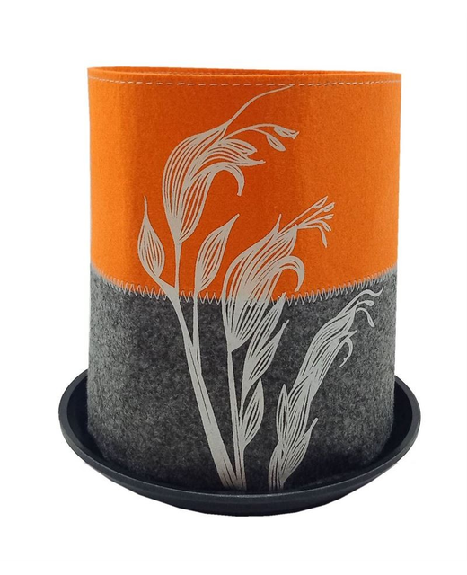 Live Wires Harakeke Flower Ecofelt Growbag