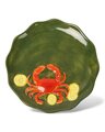 Live Wires Crab Stoneware Plate