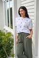 Memo Embroidered Fun TShirt