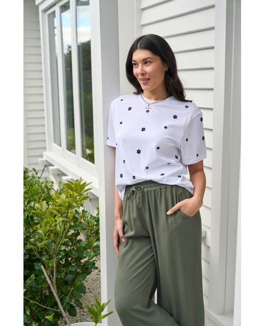 Memo Embroidered Fun TShirt