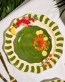 Live Wires Crab Stoneware Plate