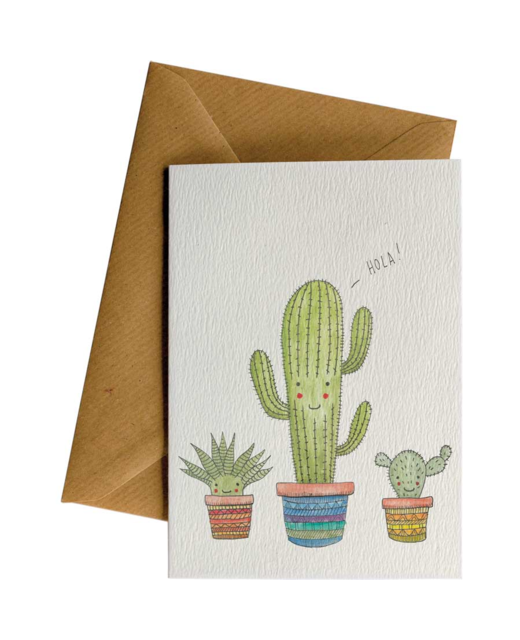 Little Difference Cacti Hola Card
