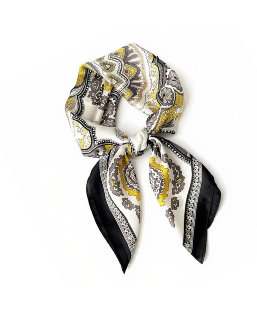 Carter Mustard Paisley Scarf