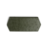 Fox & Leo Slimline Glasses Case - Ostrich Print Olive