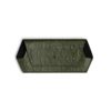 Fox & Leo Slimline Glasses Case - Ostrich Print Olive