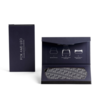 Fox & Leo Slimline Glasses Case - Vegan Print Navy