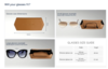 Fox & Leo Slimline Glasses Case - Vegan Print Tan