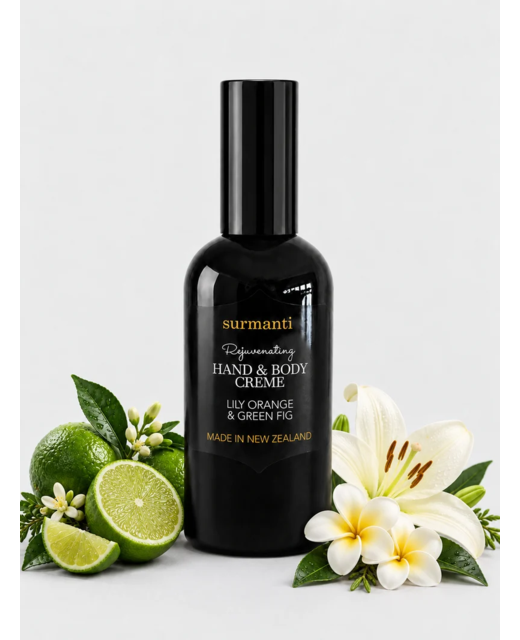 Surmanti Hand & Body Creme120ml - Lily Orange & Green Fig