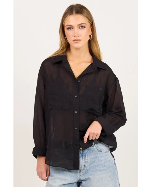 Stories Be Told Reflex Semi Sheer Shirt