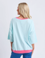 Elm Maize Stripe Ringer Sweat