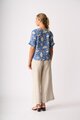 Preen Ruffles Scoop Hem Top