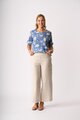 Preen Ruffles Scoop Hem Top
