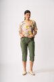 Preen Ruffles Scoop Hem Top