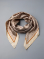 Stella + Gemma Leopard Triangle Scarf