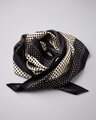Stella + Gemma  Black Dots Trianle Scarf