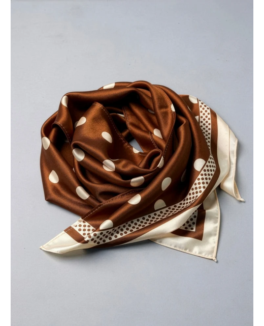 Stella + Gemma Choc Dots Triangle Scarf