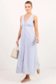 Among the Brave Cardinal Gingham Maxi Dress