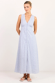 Among the Brave Cardinal Gingham Maxi Dress