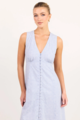 Among the Brave Cardinal Gingham Maxi Dress