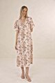 Humidity Boh/Rose Midi Dress