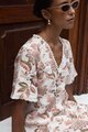 Humidity Boh/Rose Midi Dress