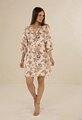 Humidity Boh/Rose Shift Dress L/S