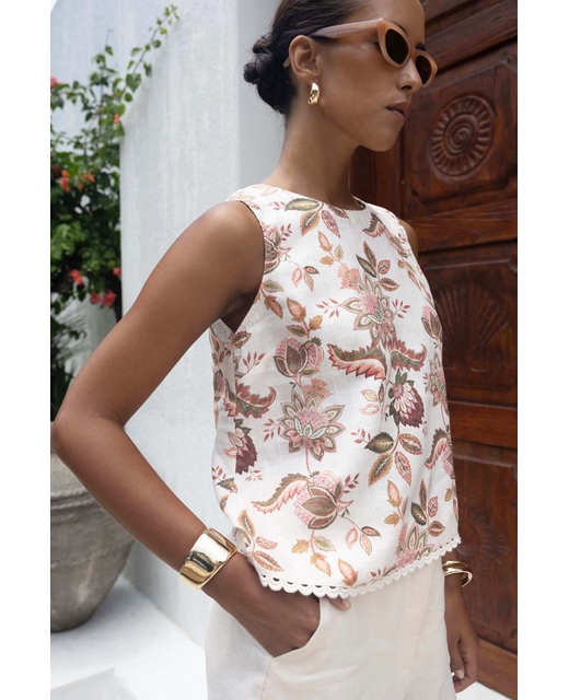 Humidity Boh/Rose Top