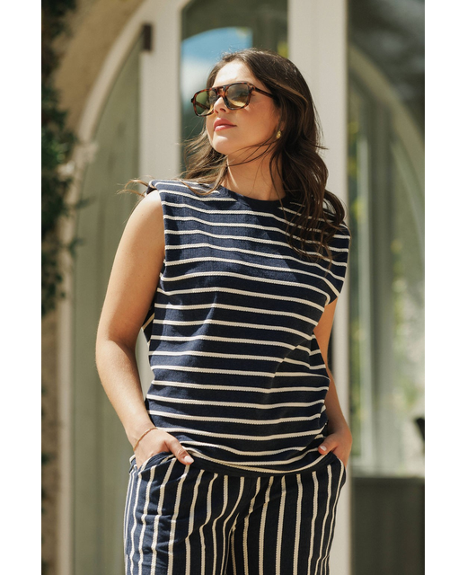 Homelee Milla Tee Sunday Stripes