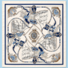 Carter Blue Nautical Scarf