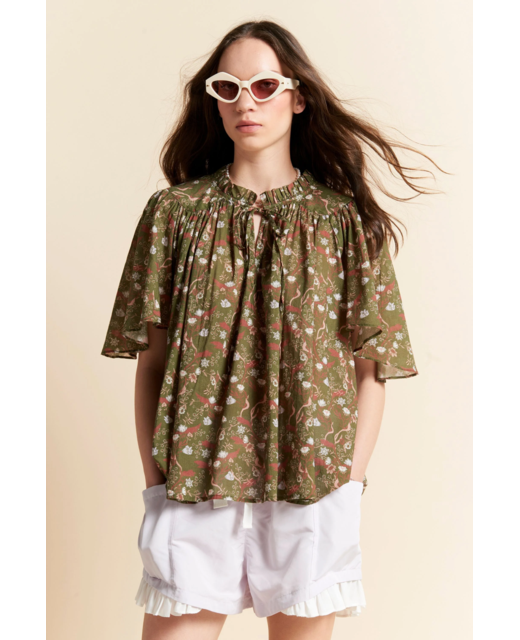 Karen Walker Agnes Patterned Blouse