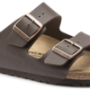 Birkenstock Arizona Birko Flor Regular Sandal - Dark Brown