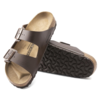 Birkenstock Arizona Birko Flor Narrow Sandal - Dark Brown